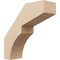 Ekena Millwork 5-inch W x 16-inch D x 16-inch H Monterey Rough Cedar Woodgrain TimberThane Knee Brace, Primed BRCUR05X16X16MONRCPR - alternate 1